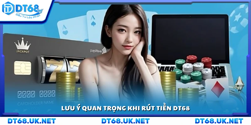 Những điểm cần chú ý để rút tiền thành công tại DT 68