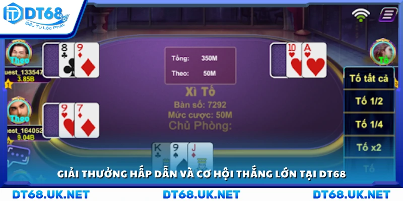 Giải thưởng hấp dẫn và cơ hội chiến thắng