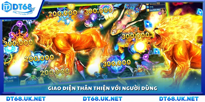 Giao diện trực quan và dễ dàng sử dụng
