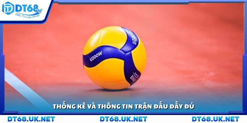 Số liệu và dữ liệu chi tiết về trận đấu