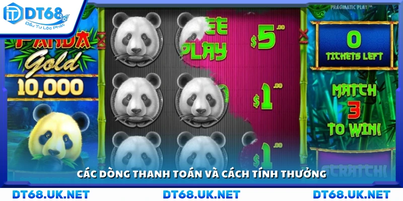 Các dòng thanh toán và quy tắc tính thưởng
