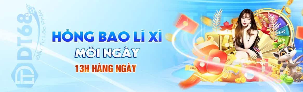 hồng bao lì xì dt68