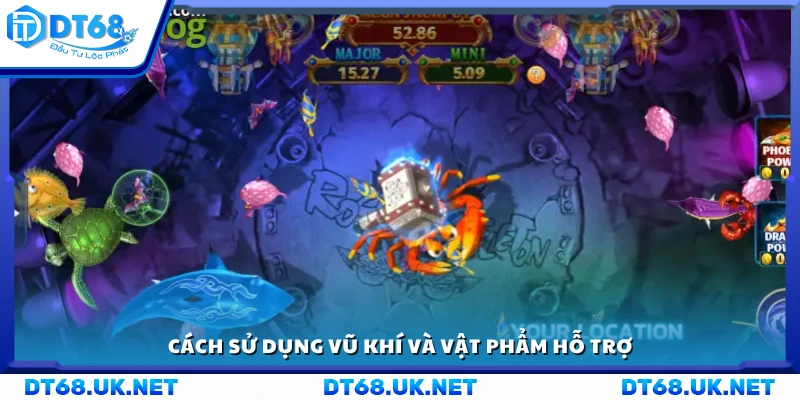 Hướng dẫn sử dụng vũ khí và vật phẩm hỗ trợ 