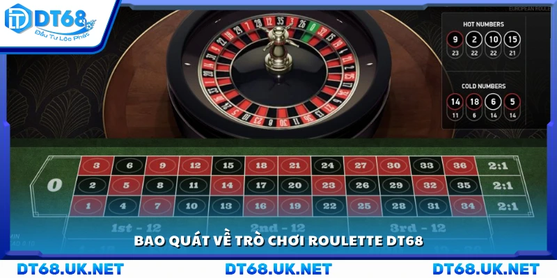 Giới thiệu tổng quan về trò chơi Roulette DT68