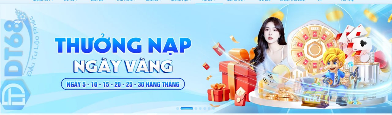 thưởng nạp dt68